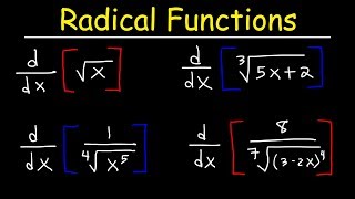 Derivatives of Radical Functions [upl. by Erodavlas]