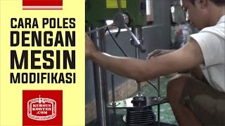 Proses Poles Silinder Menggunakan Mesin Bor Modifikasi [upl. by Norina]