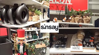 SINSAY🛍️WYPRZEDAŻ ŚWIĄTECZNA😱PRZEGLĄD PÓŁEK 🎄 [upl. by Nomrej]