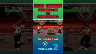 Retas Casuales PEDROJASMK vs Rorrocosmico mortalkombat2 fightcade2 retroarcade retrogames [upl. by Hollinger]