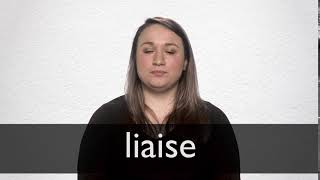 How to pronounce LIAISE in British English [upl. by Sholley]