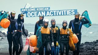 Viral 02 Awesome Korean Ocean Activities [upl. by Guarino]