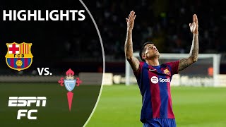 BARCELONA WITH THE COMEBACK 👏 Barcelona vs Celta Vigo  LALIGA Highlights  ESPN FC [upl. by Lud]