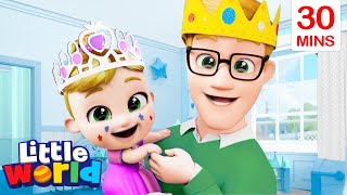 Princess Song  More Kids Songs amp Nursery Rhymes by Little World [upl. by Zink436]