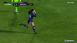 Golazo de Bouak 💥  FC Juárez 01 Mazatlán  Liga MX Femenil  Jornada 7 [upl. by Rehpotisrhc]