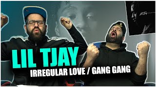 TWO AMAZING TRACKS Lil Tjay  Irregular Love Gang Gang REACTION [upl. by Akessej]