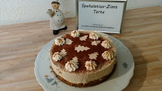 Weihnachtliche Spekulatius Zimt Torte  Rezept  Tutorial [upl. by Zeidman]