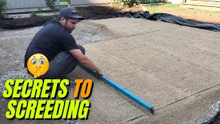 How to Screed for a Paver Patio  Tips from a Professional [upl. by Ferdinand]