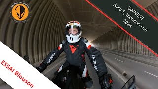 Dainese Avro 5 blouson sportif cuir [upl. by Weylin]