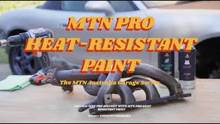 How to paint with MTN PRO HeatResistant Paint [upl. by Mailiw]