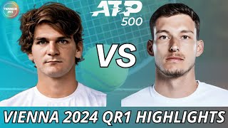 Thiago Seyboth Wild vs Pablo Carreno Busta  Vienna 2024 QR1  Highlights [upl. by Dazhehs96]