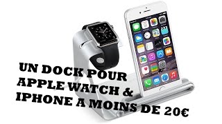 UN DOCK POUR APPLE WATCH amp IPHONE A MOINS DE 20€  VTIN Station de Charge [upl. by Annayak]