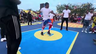 3ON3 footwork battle BrandonNetoCordell VS le leshawnojd [upl. by Haseena253]