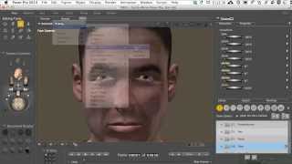 Poser 10  Poser Pro 2014 Tutorial  Morph Dial  Face Manipulation [upl. by Yam]