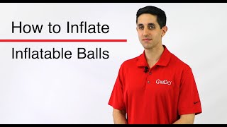 How to Inflate an Inflatable Ball [upl. by Eamaj257]