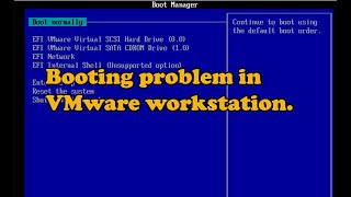 How to fix booting problem in VMware workstation [upl. by Amiaj]