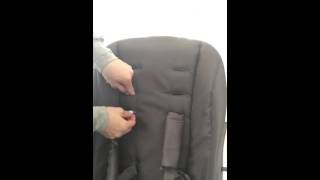 How to adjust harness straps on Uppababy Cruz [upl. by Edrock]