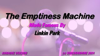 Linkin Park The Emptiness Machine Karaoke Version Lyrics [upl. by Tavis541]