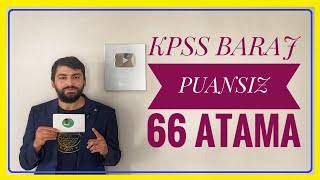 KPSS BARAJ PUANSIZ 66 MEMUR ATAMASI SÜLEYMAN DEMİREL ÜNİVERSİTESİ PERSONEL ALIM BAŞVURUSU [upl. by Preuss]