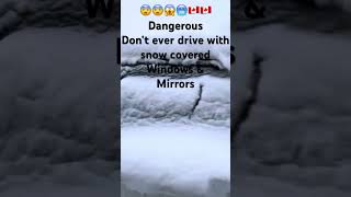 How to clean frosted window with snow amp ice how to prepare vehicle before driving on a cold icy day [upl. by Elleved443]