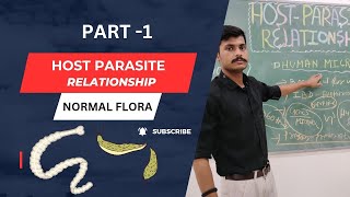 Host  Parasite Relationship 1  Normal Flora [upl. by Ailiec615]