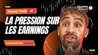 📉 Earnings sous pression  à la moindre déception le marché peut déraper  ⚠️🚨 [upl. by Eatnoled]