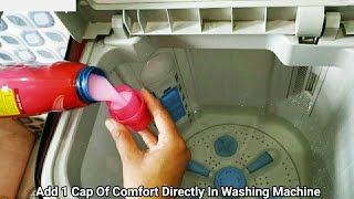 How To Use Comfort In Washing Machine  Semi Automatic Washing Machine Me Comfort Kaise Use Kare [upl. by Valma]