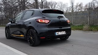 Renault Clio RS 220 EDC Trophy akrapovic sound launch control revs start up sound [upl. by Lucia376]