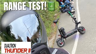 Electric Scooter Dualtron Thunder 2 Range Test [upl. by Cower895]