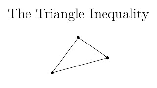 The Triangle Inequality [upl. by Emia]