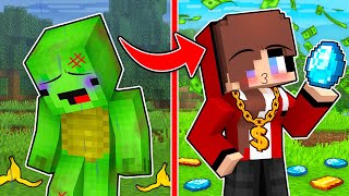 How JJ and Mikey Became GIRLS  Minecraft Animation  Maizen [upl. by Volin]