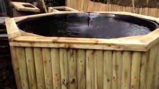 3500 Litre Wooden Fish Pond Kit [upl. by Epuladaugairam]