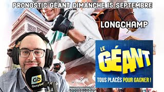 🔴🏇Pronostic Géant GenybetTurf Dimanche 15 Septembre 2024 R1 LONGCHAMP🔴🏇 [upl. by Gilberto]