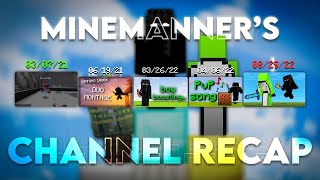 Minemanner’s Channel Recap  A Memorable Minecraft Hitsync [upl. by Ostap]