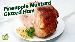 Pineapple Mustard Glazed Ham  Christmas Recipes [upl. by Auqenes18]