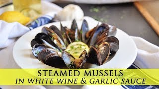 How to Make Mussels in White Wine amp Garlic Sauce [upl. by Lynette]