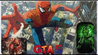 GTA V SPIDERMAN 2 12 NIGHTS AT FREDDYS POPPY PLAYTIME CHAPTER 3 Join in the Epic New Stunt Race [upl. by Oiluj153]