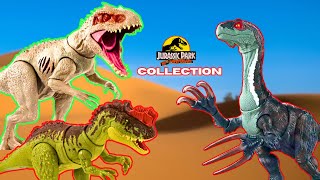 BIGGEST Dinosaurs Collection TREX Indoraptor Dino tracker Dilophosaurus Velociraptor amp more [upl. by Picker865]