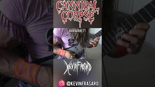 Cannibal Corpse  Devoured By Vermin Solos Cover shorts [upl. by Hentrich]