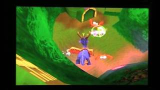 Spyro 2 Riptos Rage  Aquaria Towers Walkthrough 100 [upl. by Nalek]