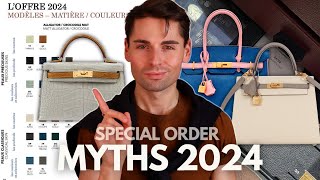 BUSTING Hermes Special Order MYTHS  COLOR CHART 2024  Hermes Special Order Process Explained [upl. by Mozza]