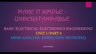 MESH ANALYSIS INSPECTION METHOD 2 [upl. by Harrison]