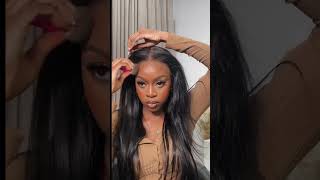 Lets get good vibes from this item girls Yarra Straight 6x4 Glueless Lace Wig wigs lacewigs [upl. by Anak]