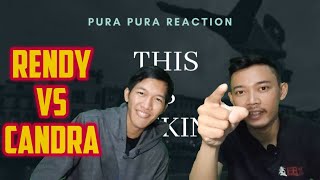 TRICKING BATTLE Candra sandika Rendy erwanda reaction [upl. by Viehmann]