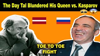 The Day Tal Blundered His Queen vs Kasparov Tal vs kasparov [upl. by Eelessej]