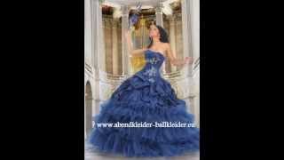 Blaues Ballkleid Sissi Kleid [upl. by Borszcz]