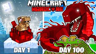 I Survived 100 Days as a BLOOD DINOSAUR in HARDCORE Minecraft [upl. by Oriel866]