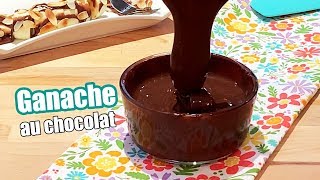 Ganache au chocolat sans cuisson sans crème sans chocolat en moins de 5 minutes [upl. by Morville]