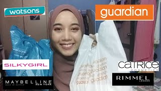 Unboxing Haul  Watson amp Guardian 50 Less [upl. by Heiskell]