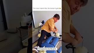 Funny Chiropractor 🤣 chiropractor happy meme funny [upl. by Nierman78]